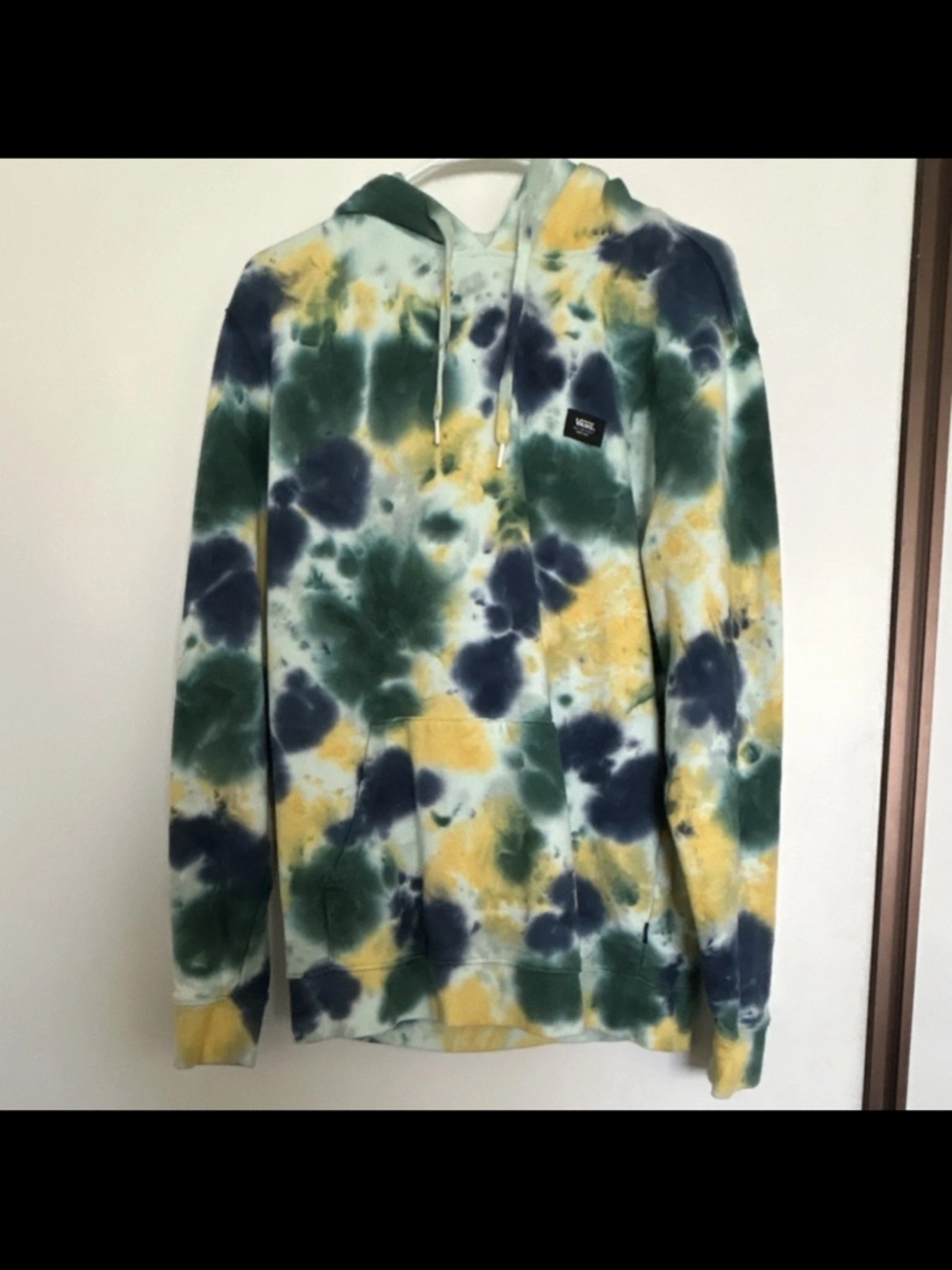 Vans Tie-Dye Pullover Hoodie - Green, Yellow, Navy